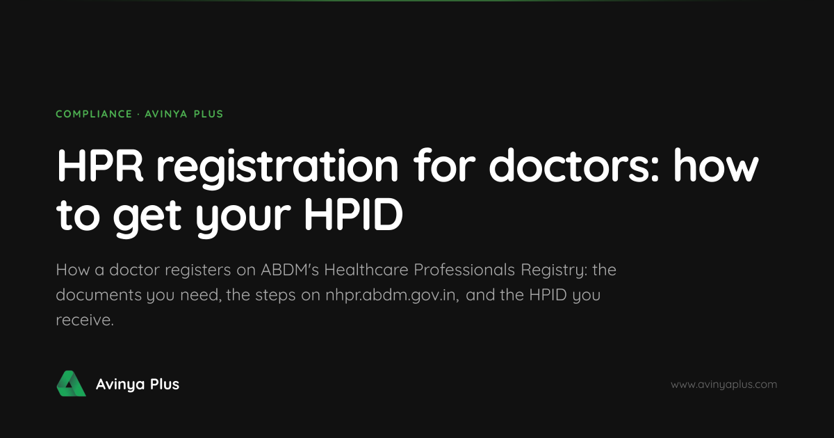 HPR registration for doctors: how to get your HPID